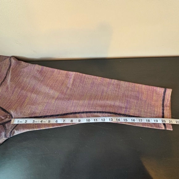 Lululemon Wunder Under High-Rise 21" Edged Stripe Jacquard Blueprint Royal Ruby - Picture 13 of 14